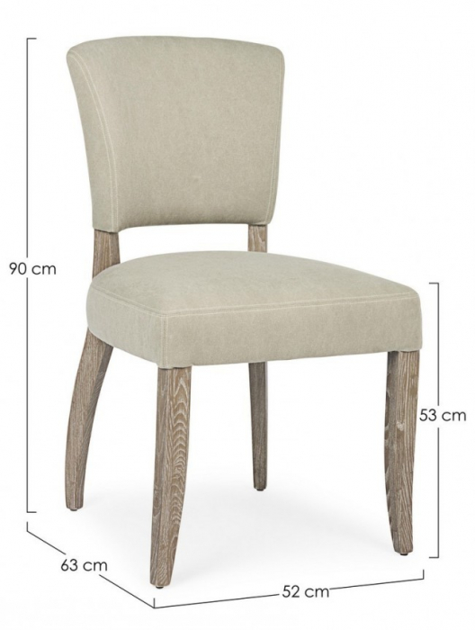 Scaun Maratriz, Lemn, Natur, 52x63x90 [2]