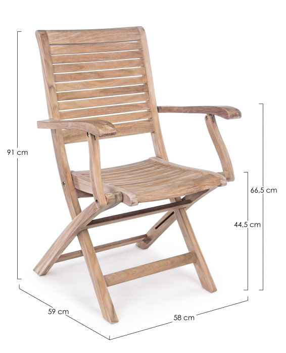Scaun Maryland, Lemn, Maro, 58x59x91 cm [5]