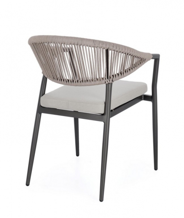 Scaun Millor Carbune/Khaki cu Cotiere [2]