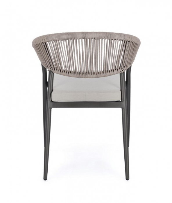 Scaun Millor Carbune/Khaki cu Cotiere [5]