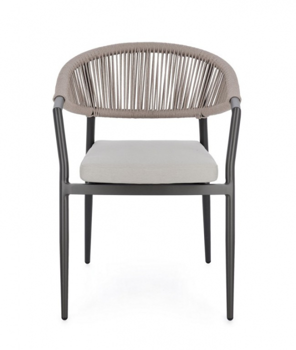 Scaun Millor Carbune/Khaki cu Cotiere [4]