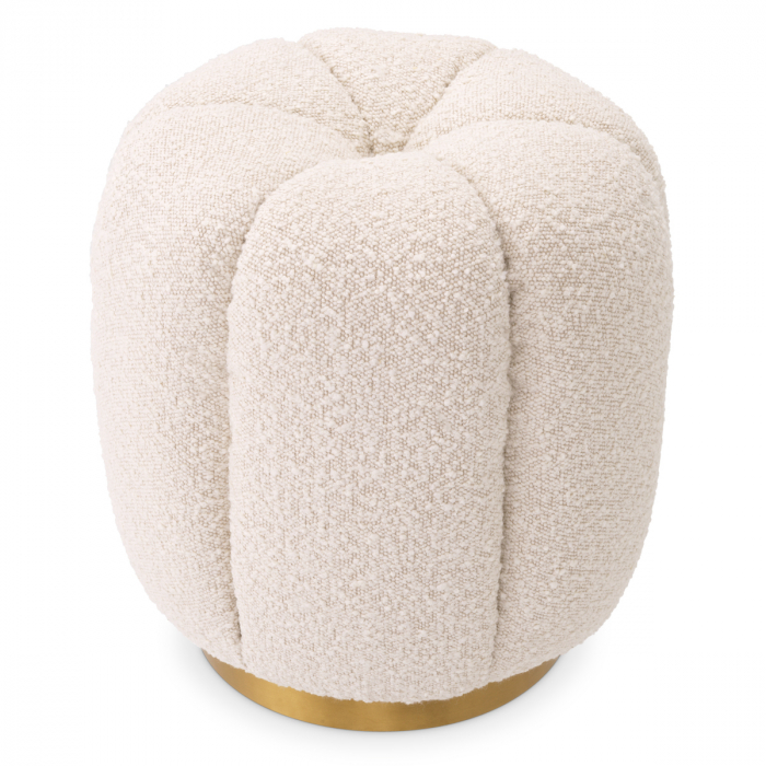 Scaun Orchanic bouclé crem, Dims: Ø 40 | H. 45  (CM) [2]