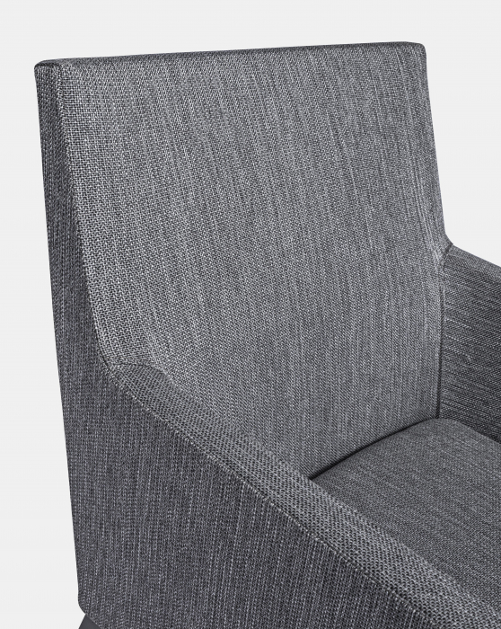 Scaun Owen Lunar, Aluminiu/Poliester, Alb/Gri, 55x60x83 cm [7]
