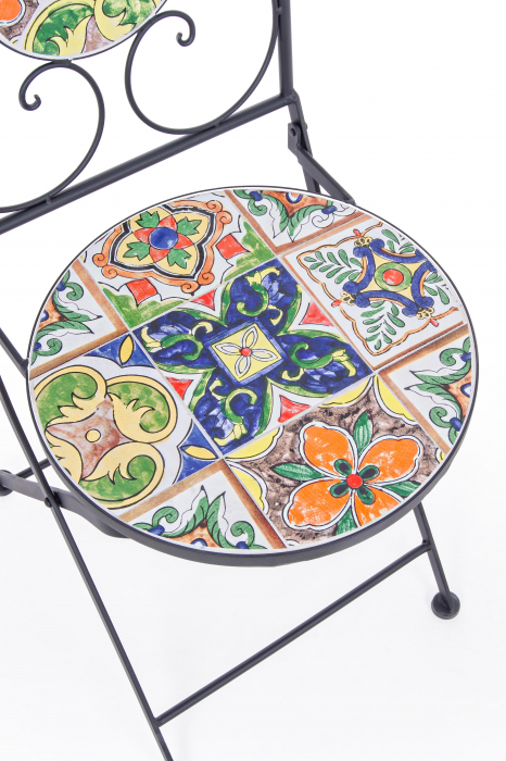 Scaun Paloma, Otel inoxidabil, Multicolor, 39x47x92 cm [2]