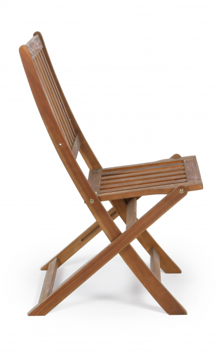 Scaun pliabil Mali, Lemn, Maro, 47,5x60x92 cm [2]