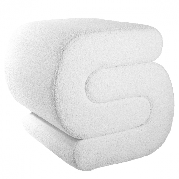 Scaun, Poliester, alb, PU 1, L. 46 cm, L. 48 cm, H 46 cm [2]