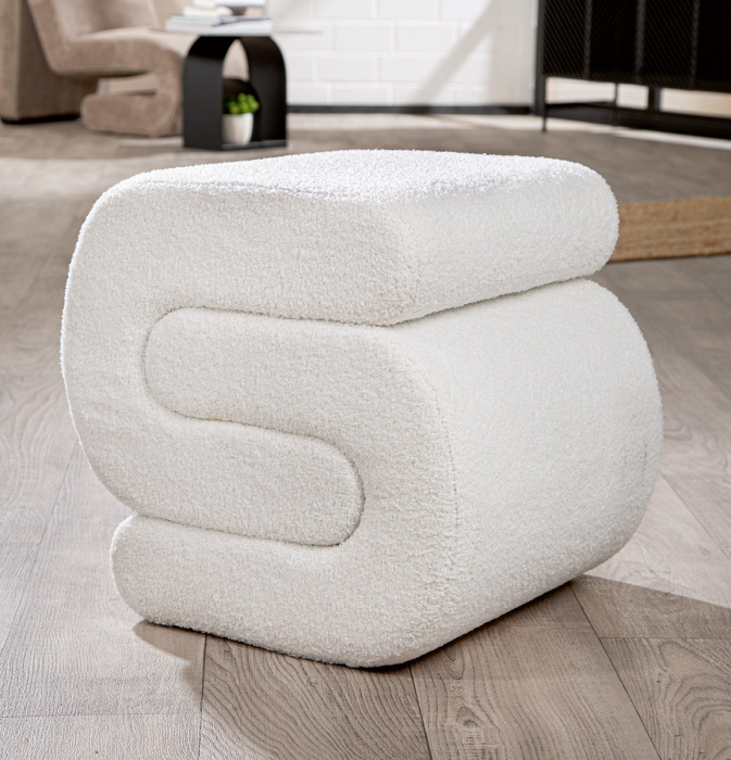 Scaun, Poliester, alb, PU 1, L. 46 cm, L. 48 cm, H 46 cm [5]