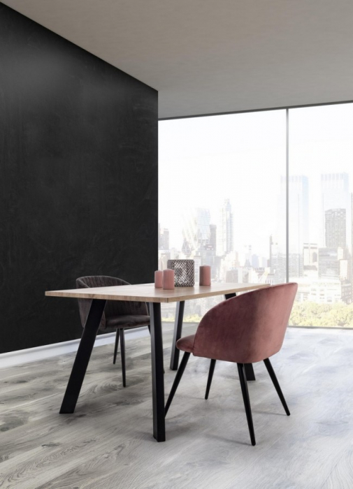 Scaun Queen, Otel, Gri, 53x57x81.5 cm  [3]