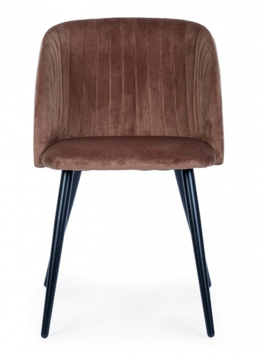 Scaun Queen, Otel-Plastic, Maro, 53x57x81.5 cm  [2]