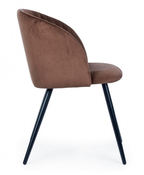 Scaun Queen, Otel-Plastic, Maro, 53x57x81.5 cm  [4]