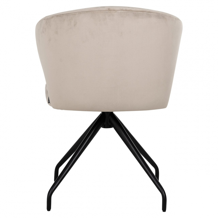 Scaun rotativ Milly khaki velvet (Fusion cream 02) [3]