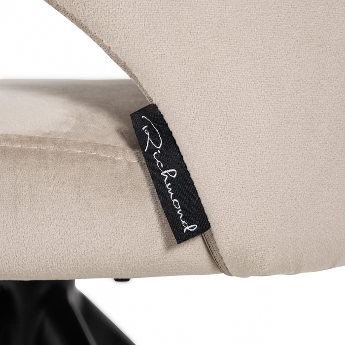 Scaun rotativ Milly khaki velvet (Fusion cream 02) [5]