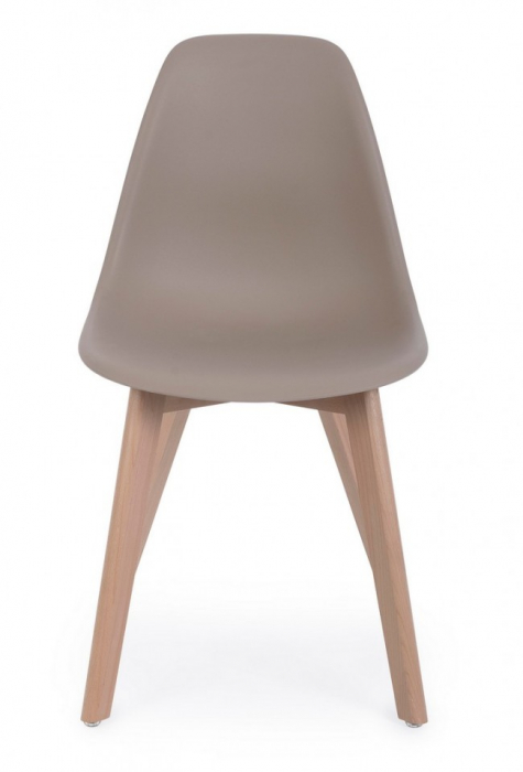Scaun System, Lemn de fag - Plastic, Bej, 51.5x46.5x86 cm  [2]