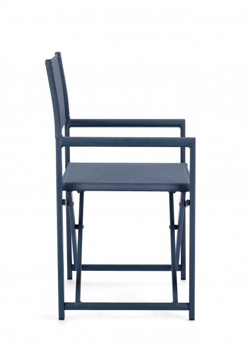 Scaun Taylor, Aluminiu/Poliester, Albastru, 48x56x86 cm [7]