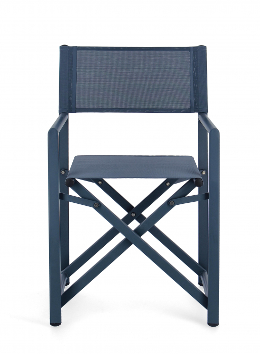 Scaun Taylor, Aluminiu/Poliester, Albastru, 48x56x86 cm [5]