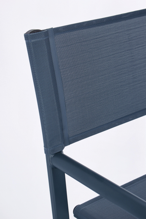 Scaun Taylor, Aluminiu/Poliester, Albastru, 48x56x86 cm [3]