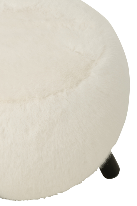 Scaun Teddy, picioare din lemn, alb [5]