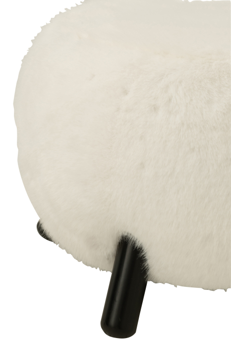 Scaun Teddy, picioare din lemn, alb [4]