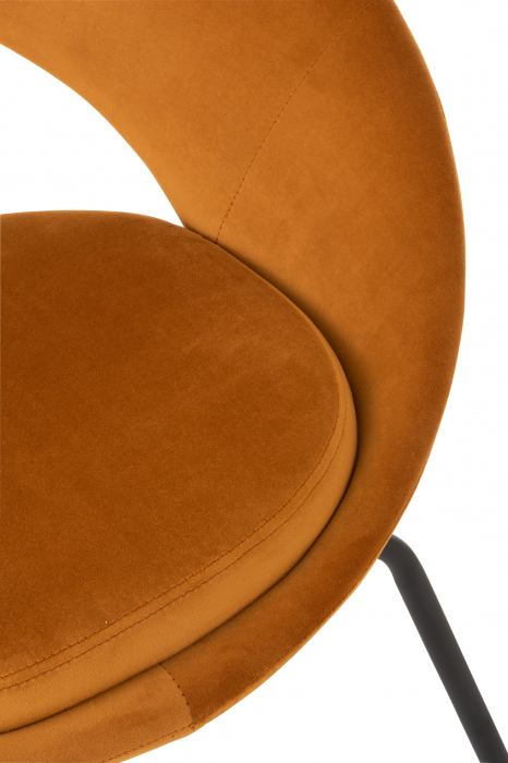 Scaun, Textil, Galben, 69x59x78 cm [6]