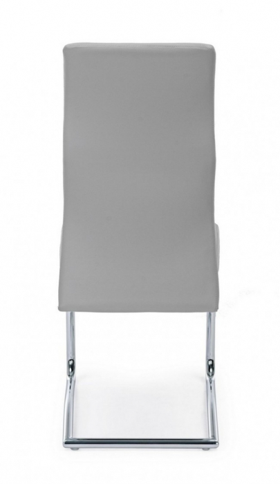 Scaun Thelma, Piele ecologica, Gri, 44x58x104 [4]