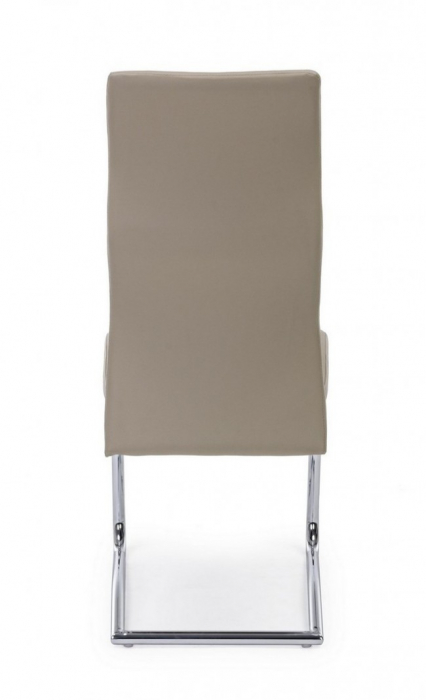 Scaun Thelma, Piele ecologica, Gri, 44x58x104 [4]