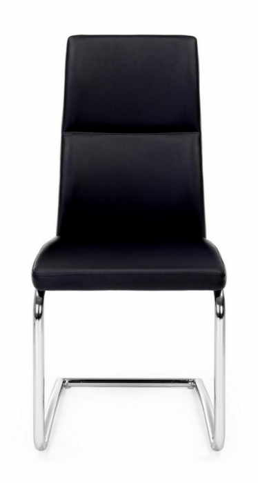 Scaun Thelma, Piele ecologica, Negru, 44x58x104 [3]
