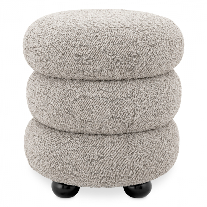 Scaun Tulum bouclé gri [1]