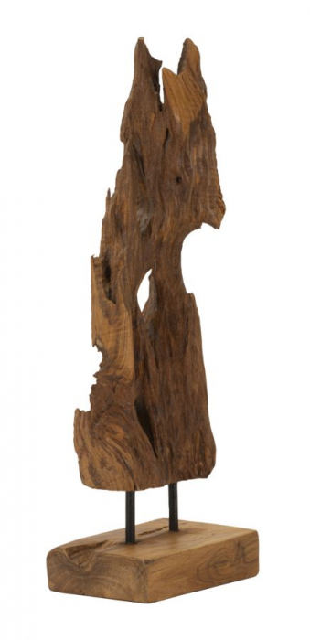 Sculptură, Akar din tec reciclat 18x13x55 cm (piesa unica) [2]