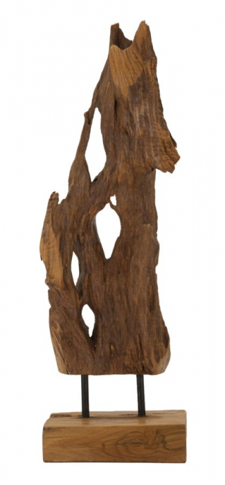 Sculptură, Akar din tec reciclat 18x13x55 cm (piesa unica) [1]
