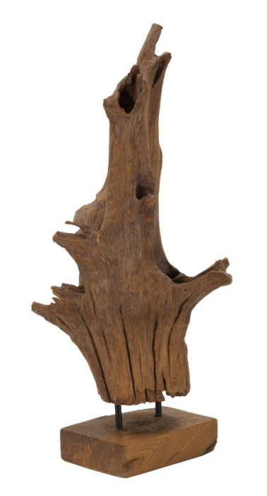 Sculptură, Akar din tec reciclat 23x27x64 cm (piesa unica) [2]