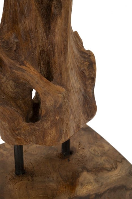Sculptură, Akar din tec reciclat, cm 20x11x34 min 2 (piesa unica) [4]