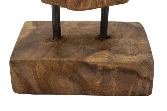 Sculptură, Akar din tec reciclat, cm 20x11x34 min 2 (piesa unica) [6]