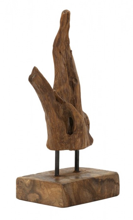 Sculptură, Akar din tec reciclat, cm 20x11x34 min 2 (piesa unica) [2]
