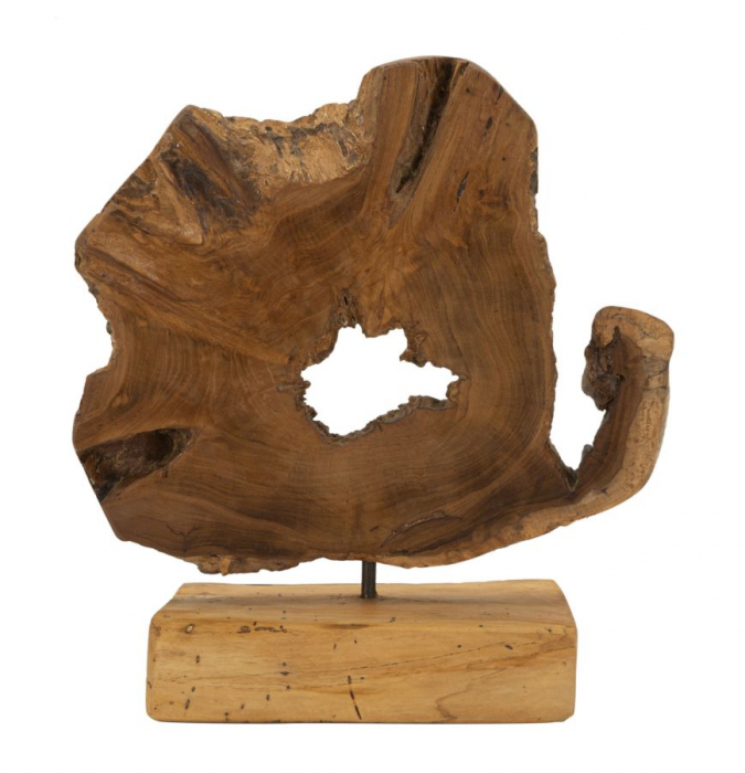 Sculptură, Bintang din tec reciclat 31x13x35 cm (piesa unica) [5]