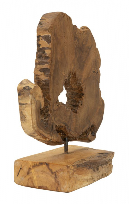 Sculptură, Bintang din tec reciclat 31x13x35 cm (piesa unica) [2]