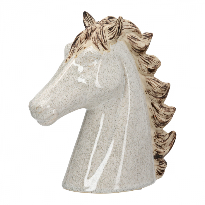 Sculptură, Cal, Sunny, Ceramica, crem, PU 4, L. 9 cm, L. 19 cm, H. 20 cm [2]