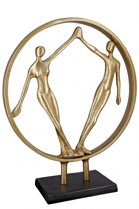 Sculptură din aluminiu, Hand in Hand [3]