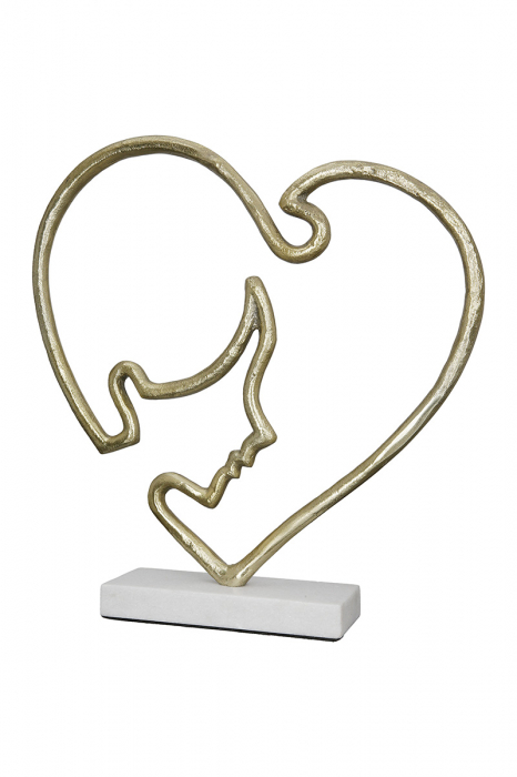 Sculptură din aluminiu Modern Face [2]