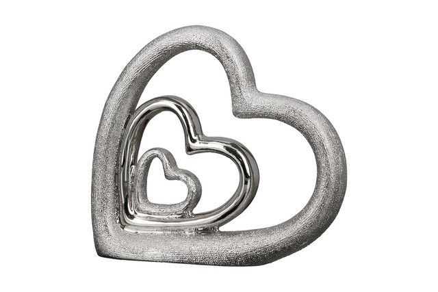 Sculptura din portelanTriple Heart
