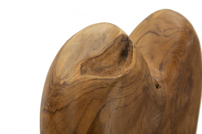 Sculptură, DOBU din tec reciclat 25x12x45 cm (piesa unica) [4]