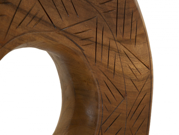 Sculptură, DORAT din tec reciclat 35x10x58 cm (piesa unica) [3]