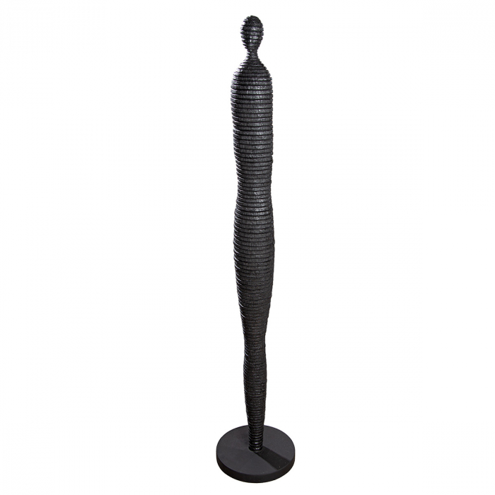 Sculptură, mare, Lorient, Polirășină, negru, PU 1, H. 109 cm, D. 19,5 cm [1]