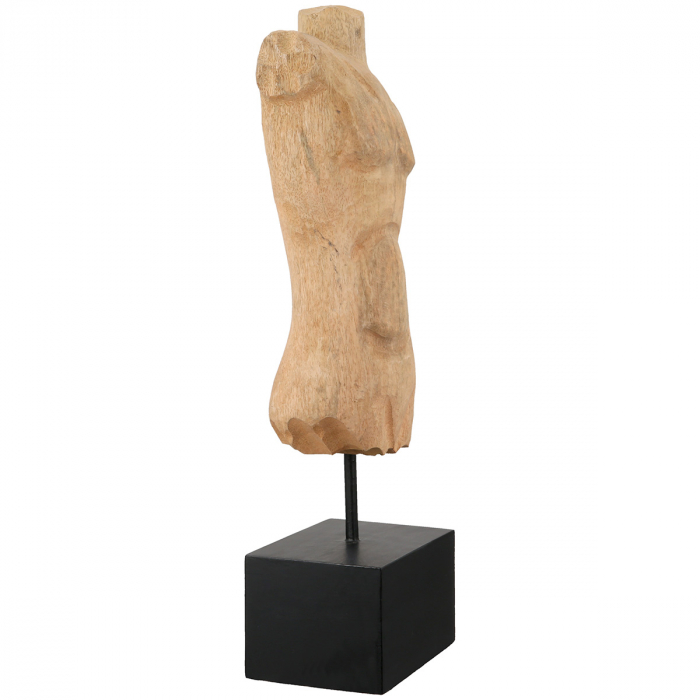 Sculptură, Om, lemn de mango, culori naturale, PU 1, L. 9 cm, l. 13 cm, H 42 cm [4]