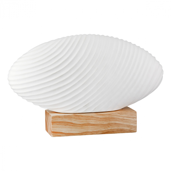 Sculptură, ovală, Malea, Ceramica, alb, PU 2, L. 6,5 cm, L. 29 cm, H. 18 cm [2]