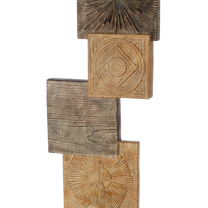 Sculptură, pătrată, Esculpida, orientală, Polirășină, ecru, PU 1, L. 11,5 cm, L. 25 cm, H. 69 cm [2]