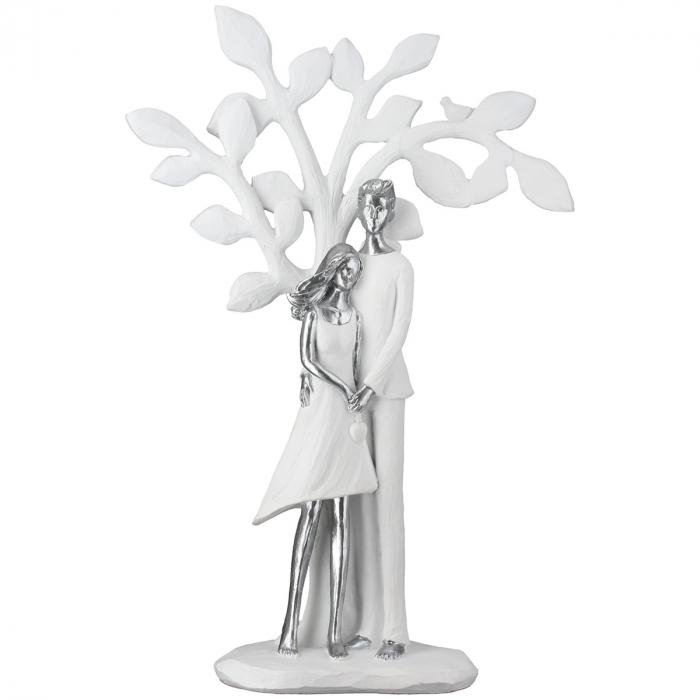 Sculptură, Pereche, Rășină sintetică, alb, PU 2, L. 7 cm, L. 20 cm, H 30 cm [2]