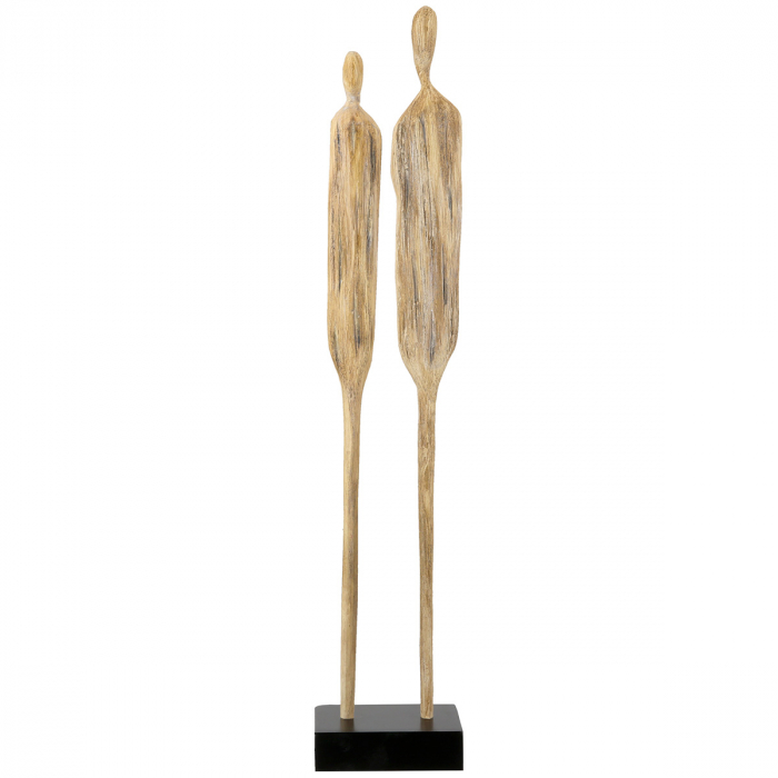 Sculptură, Persoană, Lemn, culori naturale, PU 3, L. 7 cm, L. 9 cm, H 46 cm [4]