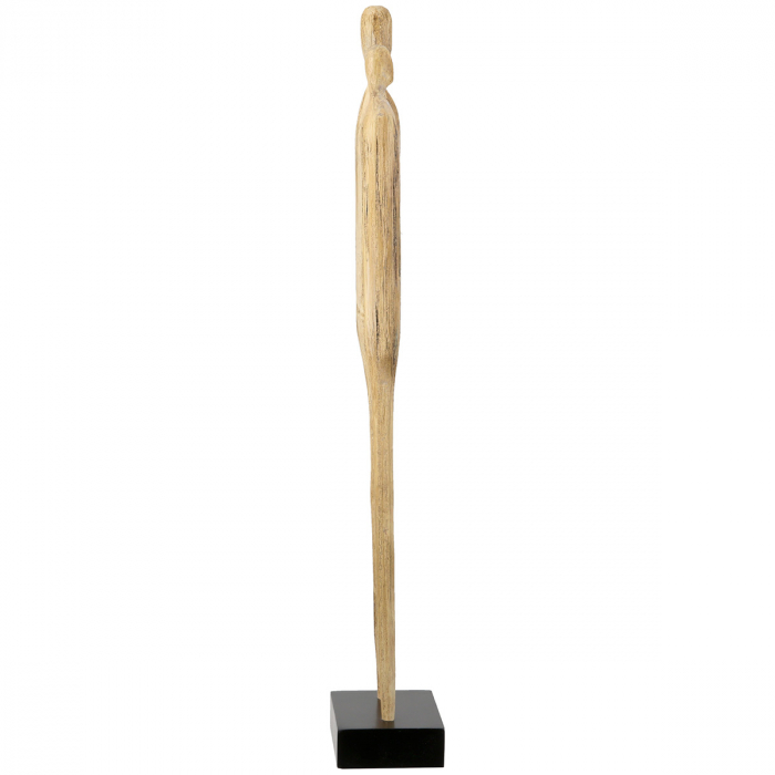 Sculptură, Persoană, Lemn, culori naturale, PU 3, L. 7 cm, L. 9 cm, H 46 cm [2]