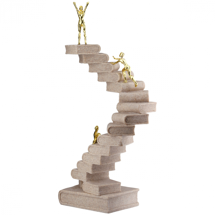 Sculptură, Persoană, Rășină sintetică, crem, PU 1, L. 10 cm, L. 15 cm, H 30 cm [2]