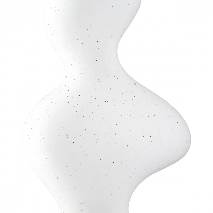Sculptură, Prasero, punctat, Ceramica, gri, alb, PU 2, 2 buc. asortate, L. 9 cm, L. 14 cm, H. 42 cm [5]